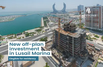 Water View image for: Apartment - 1 Bedroom - 2 Bathrooms for sale in Marina Tower 12 - Marina District - Lusail, Image 1