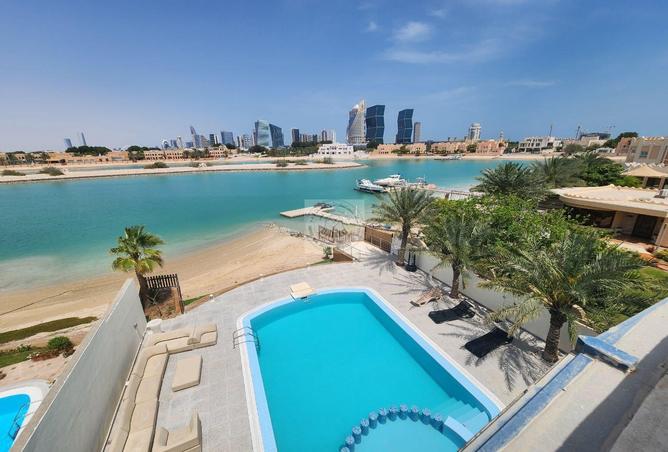 فيلا - 4 غرف نوم - 6 حمامات للايجار في شارع بحيرة الخليج الغربي - بحيرة وست لاجون - الدوحة