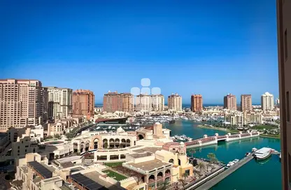 Apartment - 1 Bedroom - 1 Bathroom for rent in Tower 5 - Porto Arabia - The Pearl Island - Doha
