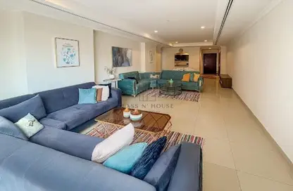 شقة - غرفة نوم - 2 حمامات للايجار في طريق بورتو الشرقي - بورتو أرابيا - جزيرة اللؤلؤة - الدوحة