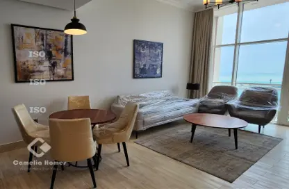 شقة - غرفة نوم - 2 حمامات للايجار في مرتفعات مارينا لوسيل - منطقة المارينا - الوسيل