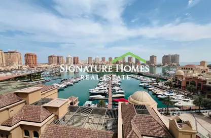 Apartment - 3 Bedrooms - 3 Bathrooms for rent in West Porto Drive - Porto Arabia - The Pearl Island - Doha