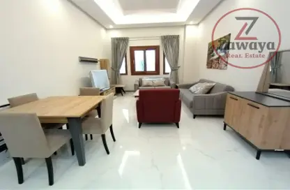 Living / Dining Room image for: Apartment - 1 Bedroom - 2 Bathrooms for rent in Naples - Fox Hills - Fox Hills - Lusail, Image 1