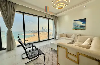 شقة - غرفة نوم - 2 حمامات للايجار في مرتفعات مارينا لوسيل - منطقة المارينا - الوسيل