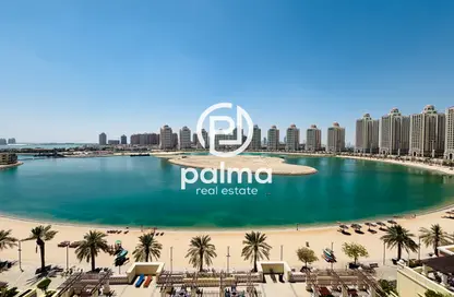 Apartment - 2 Bedrooms - 2 Bathrooms for rent in Viva West - Viva Bahriyah - The Pearl Island - Doha