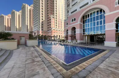 Apartment - Studio - 1 Bathroom for rent in Viva West - Viva Bahriyah - The Pearl Island - Doha