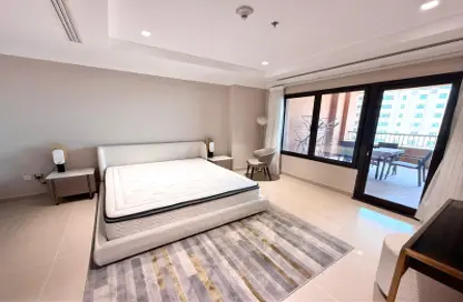 Apartment - 1 Bedroom - 2 Bathrooms for rent in East Porto Drive - Porto Arabia - The Pearl Island - Doha