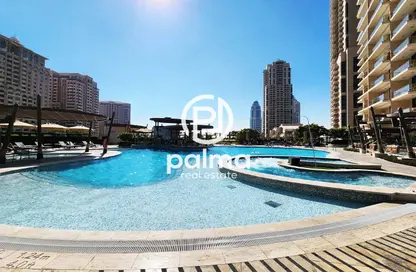 Duplex - 1 Bedroom - 2 Bathrooms for rent in Hilton Doha The Pearl Residences - Abraj Quartiers - The Pearl Island - Doha