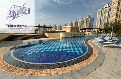 Apartment - 1 Bedroom - 2 Bathrooms for rent in Viva West - Viva Bahriyah - The Pearl Island - Doha