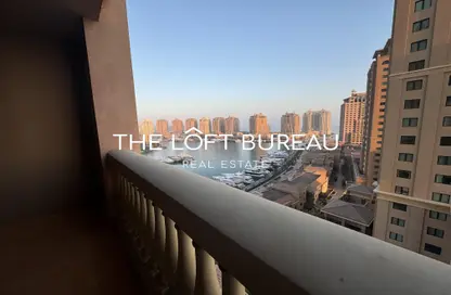 Apartment - 1 Bedroom - 2 Bathrooms for rent in East Porto Drive - Porto Arabia - The Pearl Island - Doha