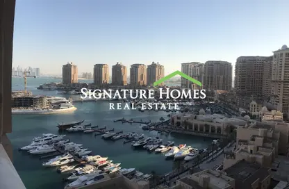 Apartment - 1 Bedroom - 2 Bathrooms for rent in West Porto Drive - Porto Arabia - The Pearl Island - Doha
