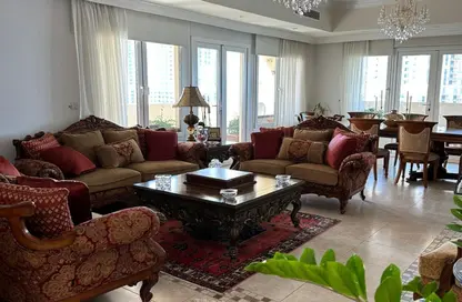 Apartment - 3 Bedrooms - 4 Bathrooms for rent in East Porto Drive - Porto Arabia - The Pearl Island - Doha