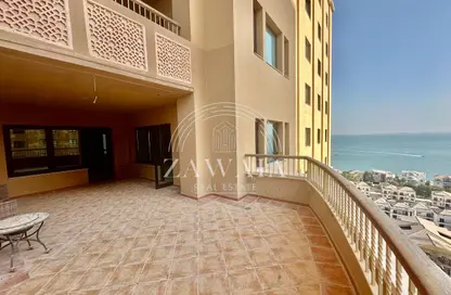 Apartment - 1 Bedroom - 2 Bathrooms for rent in East Porto Drive - Porto Arabia - The Pearl Island - Doha