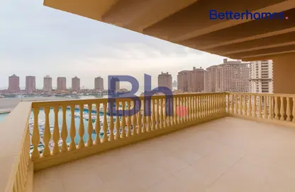 Apartment - 3 Bedrooms - 4 Bathrooms for rent in West Porto Drive - Porto Arabia - The Pearl Island - Doha