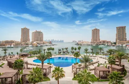 شقة - غرفة نوم - 2 حمامات للبيع في The St. Regis Marsa Arabia Island - Marsa Arabia - جزيرة اللؤلؤة - الدوحة