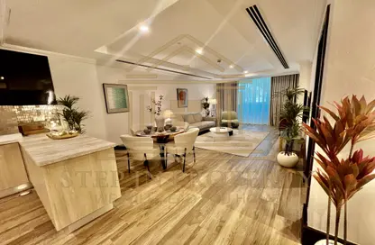 شقة - غرفة نوم - 2 حمامات للايجار في فيفا غرب - فيفا بحرية - جزيرة اللؤلؤة - الدوحة