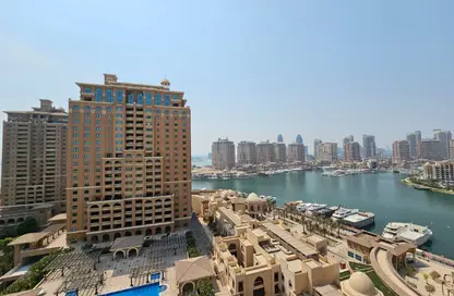 شقة - 1 حمام للايجار في طريق بورتو الغربي - بورتو أرابيا - جزيرة اللؤلؤة - الدوحة