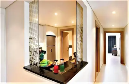 شقة - 2 غرف نوم - 3 حمامات للايجار في ابراج باي - منطقة الأبراج - جزيرة اللؤلؤة - الدوحة