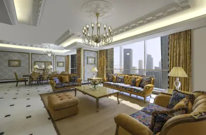 Penthouse - 3 Bedrooms - 4 Bathrooms for rent in Dusit Hotel  and  Suites Doha - Diplomatic Street - West Bay - Doha
