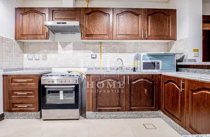 Kitchen image for: Apartment - 2 Bedrooms - 2 Bathrooms for rent in Lusail City - Lusail, Image 1