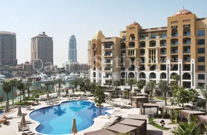 Apartment - 3 Bedrooms - 4 Bathrooms for rent in The St. Regis Marsa Arabia Island - Marsa Arabia - The Pearl Island - Doha
