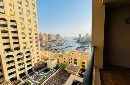 Apartment - 1 Bedroom - 2 Bathrooms for rent in Viva Central - Viva Bahriyah - The Pearl Island - Doha