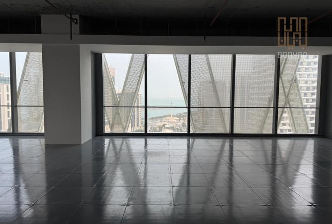 Office Space - Studio - 2 Bathrooms for rent in Marina Tower 02 - Marina District - Lusail