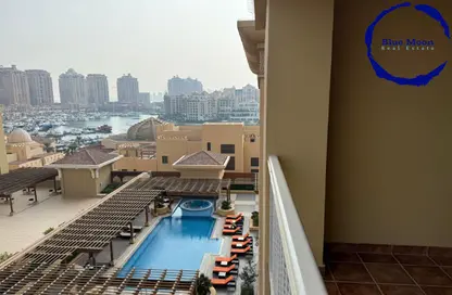 شقة - 1 حمام للايجار في طريق بورتو الغربي - بورتو أرابيا - جزيرة اللؤلؤة - الدوحة