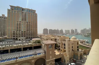 شقة - غرفة نوم - 2 حمامات للايجار في طريق بورتو الغربي - بورتو أرابيا - جزيرة اللؤلؤة - الدوحة