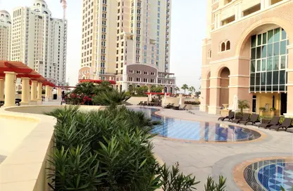 شقة - غرفة نوم - 1 حمام للايجار في فيفا غرب - فيفا بحرية - جزيرة اللؤلؤة - الدوحة