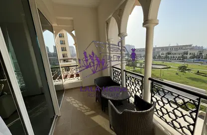 Apartment - 2 Bedrooms - 3 Bathrooms for rent in Viva West - Viva Bahriyah - The Pearl Island - Doha