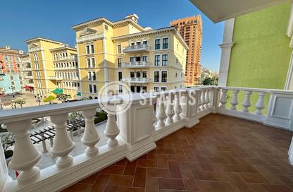 Apartment - 1 Bedroom - 2 Bathrooms for rent in Mercato - Qanat Quartier - The Pearl Island - Doha