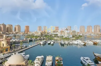 Apartment - 1 Bedroom - 1 Bathroom for rent in Tower 5 - Porto Arabia - The Pearl Island - Doha