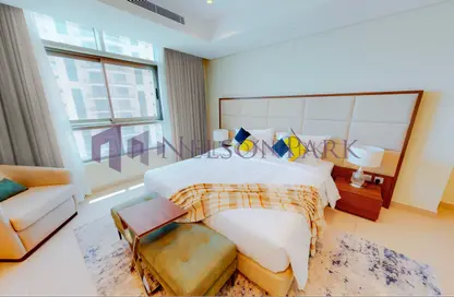 Apartment - 1 Bedroom - 2 Bathrooms for rent in Abraj Bay - Abraj Quartiers - The Pearl Island - Doha