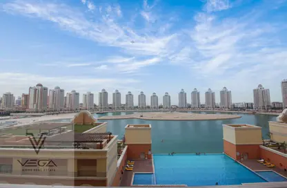 Apartment - 1 Bedroom - 2 Bathrooms for rent in Bilal Pearl Suites - Viva Bahriyah - The Pearl Island - Doha