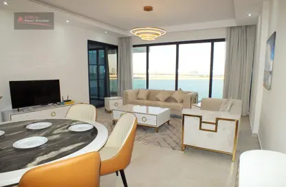 Living / Dining Room image for: Apartment - 1 Bedroom - 1 Bathroom for rent in Downtown - Qatar Entertainment City - Lusail, Image 1