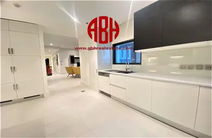Kitchen image for: Apartment - 3 Bedrooms - 4 Bathrooms for rent in Al Kahraba 1 - Al Kahraba - Msheireb Downtown Doha - Doha, Image 1