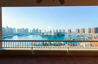 Apartment - 2 Bedrooms - 3 Bathrooms for rent in Burj Eleganté - Porto Arabia - The Pearl Island - Doha