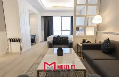 Living Room image for: Apartment - 1 Bathroom for rent in Al Sadd - Al Sadd - Doha, Image 1