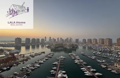 Apartment - 2 Bedrooms - 3 Bathrooms for rent in East Porto Drive - Porto Arabia - The Pearl Island - Doha