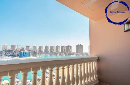 Apartment - 2 Bedrooms - 2 Bathrooms for rent in East Porto Drive - Porto Arabia - The Pearl Island - Doha