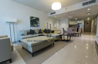 Apartment - 2 Bedrooms - 2 Bathrooms for rent in Lusail Marina Heights - Marina District - Lusail