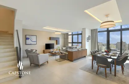 Duplex - 3 Bedrooms - 5 Bathrooms for rent in Riviera Residences - Fereej Bin Mahmoud South - Fereej Bin Mahmoud - Doha