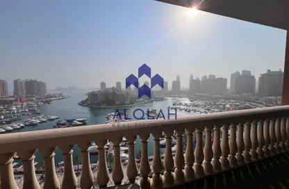 Apartment - 2 Bedrooms - 3 Bathrooms for rent in West Porto Drive - Porto Arabia - The Pearl Island - Doha