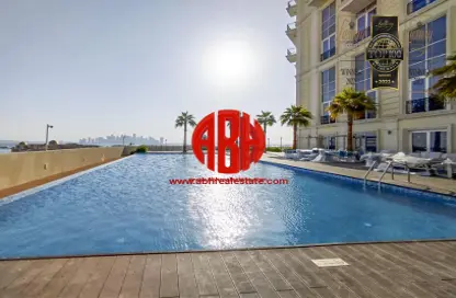 Apartment - 2 Bedrooms - 3 Bathrooms for rent in Viva West - Viva Bahriyah - The Pearl Island - Doha