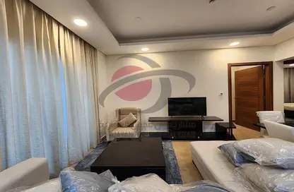 Living Room image for: Apartment - 2 Bedrooms - 2 Bathrooms for sale in Al Erkyah City - Lusail, Image 1