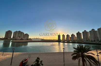 Duplex - 3 Bedrooms - 4 Bathrooms for rent in Viva Central - Viva Bahriyah - The Pearl Island - Doha
