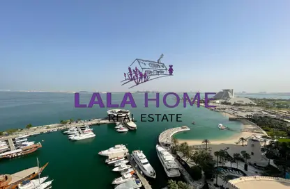 شقة - غرفة نوم - 2 حمامات للايجار في برج وست باي - الخليج الجنوبي - الخليج الغربي - الدوحة