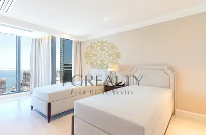 Apartment - 2 Bedrooms - 3 Bathrooms for rent in Al Shatt Street - West Bay - Doha