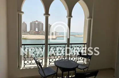 شقة - غرفة نوم - 2 حمامات للايجار في اجنحة بلال بيرل - فيفا بحرية - جزيرة اللؤلؤة - الدوحة
